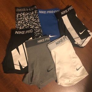 Nike✔️and UnderArmour Compression Shorts ⭐️